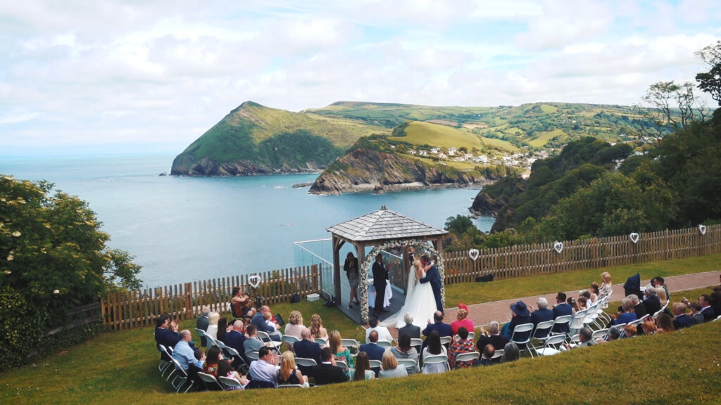 Wedding video Devon - best venues - Sandy Cove