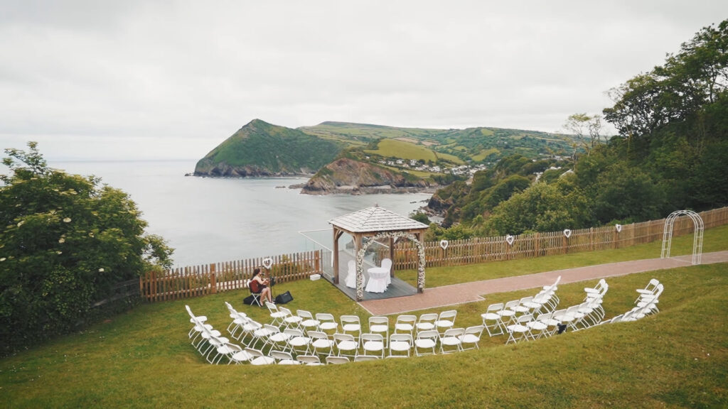 Wedding video Devon - best venues - Sandy Cove